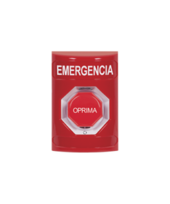 SS-2009-EM-ES - SS2009EM-ES-STI-Botón de Emergencia, Texto en Español, Color Rojo, Acción Mantenida, Girar para Restablecer y LED Multicolor - Relematic.mx - SS2009EMES-p