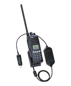 SS-BC61 - SS-BC61-ICOM-Cargador vehicular para radios serie IC-F3161/4161/DS/DT y IC-F3261/4261/DS/DT con baterias BP232N, H, WP - Relematic.mx - SSBC61