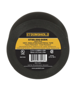 ST88-200-66BK - ST88-200-66BK-PANDUIT-Cinta Eléctrica STRONGHOLD Para Aislar, de PVC, Trabajo Pesado, Grosor de 0.21 mm (8.5 mil), Ancho de 50 mm, y 20 m de Largo, Uso Interior/Exterior, Color Negro - Relematic.mx - ST8820066BK-p