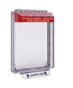STI-14010FR-ES - STI-14010FR-ES-STI-Cubierta Universal Transparente de Bajo Perfil y Texto de Incendio en Español - Relematic.mx - STI14010FRES-p