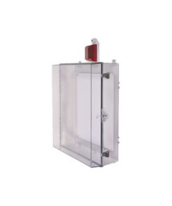 STI-7554 - STI-7554-STI-Gabinete Grande de Policarbonato Transparente Súper Resistente con Sirena/Estrobo y Cerradura con Llave - Relematic.mx - STI7554-p