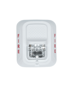 SW-L-SYSTEM SENSOR-Lámpara Estroboscópica para Montaje en Pared, Color Blanco, Nivel de Candelas Seleccionable, Nuevo Diseño Moderno y Elegante y Menor Consumo de Corriente