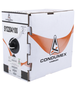 SY-22-04/1000 - SY-22-04/1000-CONDUMEX-Bobina de 305 Metros / Cable de Cobre / 4x22 AWG / Tipo Alarmas UL / Para Interior / Color Blanco / Para Aplicaciones de Alarmas de Intrusión / interfonos / TV Porteros / y Multi-Propósito/  Hecho en México - Relematic.mx - SY2204_1000-p