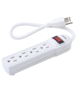 SYS-136200 - SYS-136200-SURTEK-Multicontacto con cable 30 cm. 4 tomas 127 Vca línea, tierra, neutro 15 A max. - Relematic.mx - SYS136200-p