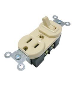 SYS-136551-SURTEK-Apagador palanca y contacto polarizado 15A 127 Vca