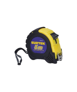 SYS-B122081 - SYS-B122081-SURTEK-Flexometro anti impacto de 5 metros, cinta ancha con boton de freno. - Relematic.mx - SYSB122081-p