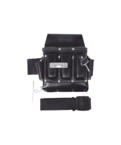 SYS-BN133 - SYS-BN133-URREA-Estuche porta herramienta de piel con cinturón, con 10 bolsillos, medidas 25.4 x 25.4 cm. - Relematic.mx - SYSBN133-p