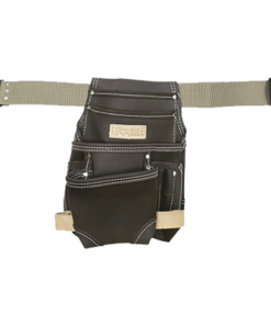 SYS-BN138 - SYS-BN138-URREA-Estuche porta herramienta de piel aceitada con cinturón, con 10 bolsillos, medidas 24.1 x 31.8 cm. - Relematic.mx - SYSBN138-p