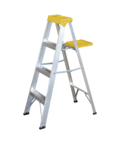 SYS-ET3 - SYS-ET3-SURTEK-Escalera de aluminio tipo tijera de 3 peldaños altura  1.21 metros - Relematic.mx - SYSET3-p