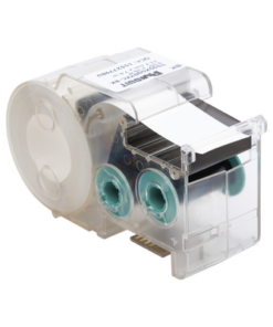 T050X000YKC-WH-PANDUIT-Casete de Etiquetas de Poliéster, Cinta Continua, Color Blanco sobre Transparente, Uso Interior/Exterior Resistente a Rayos UV, 12.7 mm de Ancho x 7.6 metros de Largo