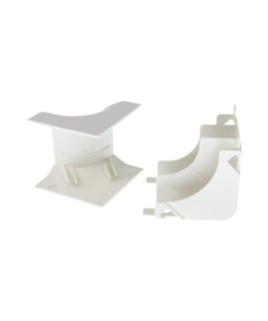 T45ICIW-PANDUIT-Esquinero interior, para uso con canaleta T45, Material PVC Rígido, Color Blanco Mate