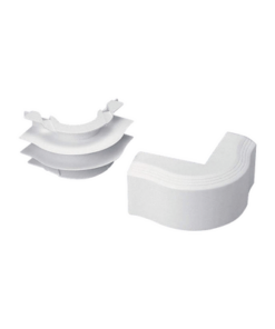 T45OCIW-PANDUIT-Esquinero exterior, para uso con canaleta T45, Material PVC Rígido, Color Blanco Mate