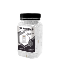 TC6-100 - TC6-100-LINKEDPRO BY EPCOM-Bote con 100 Piezas de Plug Modular RJ45 Cat6 sin blindaje, chapado de oro a 30 micras para durabilidad extrema - Relematic.mx - TC6100-p