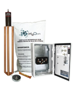 TG-45K - TG-45K-TOTAL GROUND-Kit de puesta a tierra de 45 A con Electrodo, Filtro, Acoplador y Compuesto H2Ohm. - Relematic.mx - TG45K-p