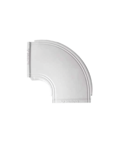 THR40-CHO-THORSMAN-Curva horizontal color blanco para canaleta THR40