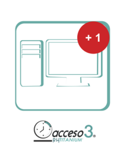 TITANIUMEST-AccessPRO-[BAJO PEDIDO] Expansión (Activacion adicional) para Software de Tiempo & Asistencia compatible con SISTEMAS DE NOMINA / Acceso3 - TITANIUM