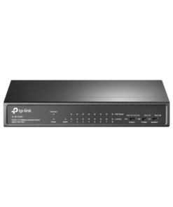 TLSF1009P - TLSF1009P-TP-LINK-Switch PoE+ No Administrable / De Escritorio 9 puertos 10/100 Mbps / 8 puertos PoE af/at Inteligente / Presupuesto 65 W / Hasta 250 metros - Relematic.mx - TLSF1009P-p