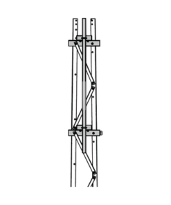 TRY-ST-FMU37-Trylon-Mástil 2-3/8" x 1.8 m para Montaje en Cara de Torre Super Titan Secciones 3 a 7.