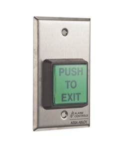 TS2-ALARM CONTROLS-ASSA ABLOY-Botón de Salida de Acción Momentanea 