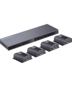 TT744 - TT744-EPCOM TITANIUM-MATRICIAL Y EXTENSOR DE VIDEO HDMI 4 x 4 / 4 Entradas HDMI / 4 Salidas HDMI Loop / 4 Salidas RJ45 para Extender la señal 40 metros por salida  /  1080 @ 60Hz / Conmutación por RS232, Control Remoto o Ethernet. - Relematic.mx - TT744-p