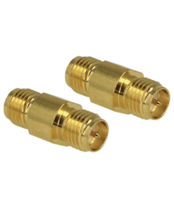 TT-COU-SMA-2RP-F-EPCOM TITANIUM-Adaptador Barril de SMA Hembra Inverso a SMA Hembra Inverso, Oro/ Oro/ Teflón,