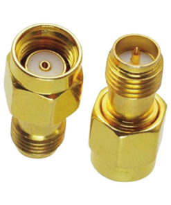 TT-SM-0021-EPCOM TITANIUM-Adaptador-Extensión, de SMA Macho Inverso a SMA Hembra Inverso, Oro/ Oro/ Teflón,