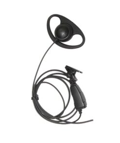 TX160NK01 - TX160NK01-Micrófono de solapa con gancho auricular en forma de D para radios KENWOOD TK3230/3000/3402/3312/3360/3170,NX240/340/220/320/420 - Relematic.mx - TX160NK01