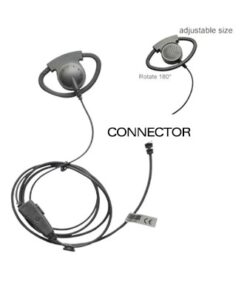 TX180M02 - TX180M02-TXPRO-Micrófono de solapa con gancho auricular en forma de D ajustable para radios Motorola HT750/1250/1550/PRO5150/5550/7150 - Relematic.mx - TX180-674908