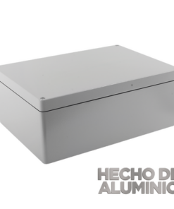 TXG-03-83-TXPRO-Gabinete de Aluminio para Exterior (IP66) de 390 x 280 x 158 mm con Rápida Disipación de Calor, Cierre por Tornillos con Bisagra.