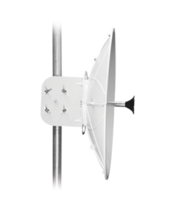 TXPD34AF11-TXPRO-Antena direccional para AF11, Doble polaridad, 10 a 11.7 GHz, 2 ft, Alta ganancia en 34 dBi, Montaje incluido