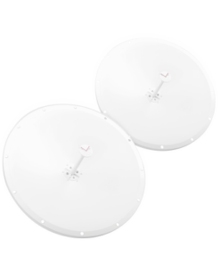 TXP-D4865-28-SMA-KIT2-TXPRO-Antena Parabólica de Frecuencia Extendida, 4.8 - 6.5 GHz, 28 dBi, Conectores SMA-Macho Inverso