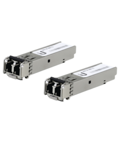 UF-MM-1G-UBIQUITI-UFiber Módulo SFP, transceptor MiniGibic MultiModo 1.25 Gbps, distancia 550m, conectores LC, paquete de 2 piezas