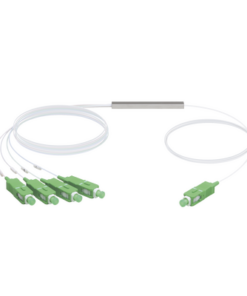 UF-SPLITTER-4-UBIQUITI-UFiber Splitter (Divisor Óptico) PLC 1 x 4, con conectores SC/APC