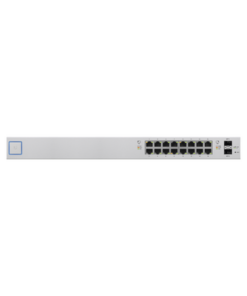 US-16-150W - US-16-150W-UBIQUITI NETWORKS-Switch UniFi administrable de 18 puertos (16 Gibabit PoE+ 802.3at/af y pasivo 24V + 2 SFP) 150 Watts - Relematic.mx - US16150W-p