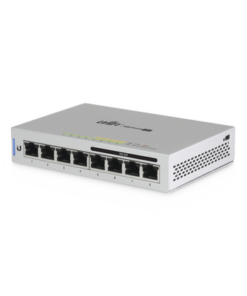 US-8-60W-UBIQUITI-Switch UniFi Administrable capa 2 de 8 puertos Gigabit (4 Puertos Gigabit PoE 802.3af y 4 puertos Gigabit ethernet) 60W