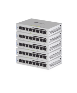 US-8-60W-5-UBIQUITI-Kit de 5 Switch UniFi Administrable de 8 puertos (4 Gigabit PoE 802.3af y 4 Gigabit ethernet)