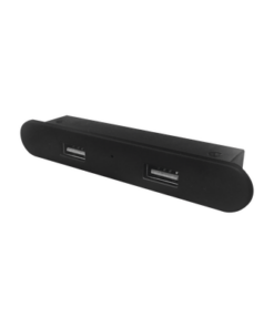 USB-MINI-ERB - USB-MINI-ERB-THORSMAN-Mini empotrable rectangular color negro, con 2 puertos USB con cable  - Relematic.mx - USBMINIERB-p