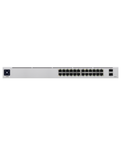 USW-24-POE - USW-24-POE-UBIQUITI NETWORKS-UniFi Switch USW-24-POE Gen2, Capa 2 de 24 puertos (16 puertos PoE 802.3af/at + 8 puertos Gigabit) + 2 puertos 1G SFP, 95W, pantalla informativa - Relematic.mx - USW24POE-p