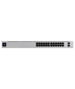 USW-PRO-24-POE-UBIQUITI-UniFi Switch USW-Pro-24-POE Gen2, con funciones capa 3, de 24 puertos PoE 802.3at/bt + 2 puertos 1/10G SFP+, 400W, pantalla informativa