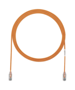 UTP28SP5OR-PANDUIT-Cable de Parcheo TX6, UTP Cat6, Diámetro Reducido (28AWG), Color Naranja, 1.52 Metros (5 Pies)