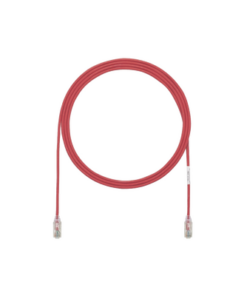 UTP28SP5RD-PANDUIT-Cable de Parcheo TX6, UTP Cat6, Diámetro Reducido (28AWG), Color Rojo, 1.52 Metros (5 Pies)