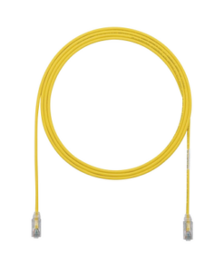 UTP28SP7YL-PANDUIT-Cable de Parcheo TX6, UTP Cat6, Diámetro Reducido (28AWG), Color Amarillo, 2.13 Metros (7 Pies)