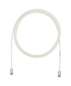 UTP28X15-PANDUIT-Cable de Parcheo UTP Cat6A, CM/LSZH, Diámetro Reducido (28AWG), Color Blanco Mate, 4.57 Metros (15 Pies)