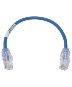 UTP28X8INBU-PANDUIT-Cable de Parcheo UTP, Cat6A, Diámetro Reducido (28 AWG), CM/LSZH, Color Azul, 8in (20.3cm)