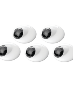 UVC-G3-DOME-5-UBIQUITI-Kit de 5 camaras Domo IP UniFi resolución 1080p para interior, 802.3af,  micrófono integrado, vista nocturna, visualizador desde la nube.