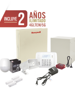 VISTA48MN02 - VISTA48MN02-HONEYWELL HOME RESIDEO-(2 Años 4GLTEM/5G ILIMITADO INCLUIDO)  Kit Vista48LA con comunicador 4GLTEM/5G MN01, Teclado, Gabinete, Batería y Transformador - Relematic.mx - VISTA48MN02-p