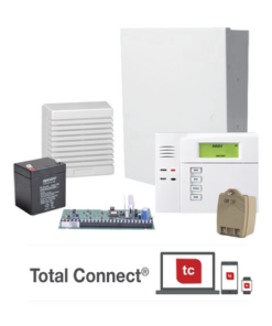 VISTA48/6150TBS-HONEYWELL HOME RESIDEO-Super Kit de Panel VISTA48LA con Teclado 6150 Transformador, Bateria y Sirena de 15 Watts