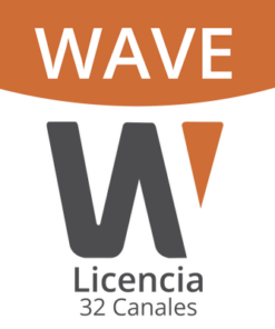 WAVE-EMB-32-HANWHA VISION-Licencia Wisenet Wave Para 32 Canales  de Grabador Hanwha 