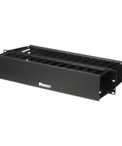 WMP1E-PANDUIT-Organizador de Cables Horizontal PatchLink, Doble (Frontal y Posterior), Para Rack de 19in, 2UR