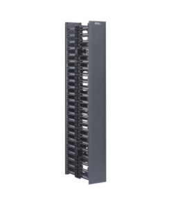 WMPV22E - WMPV22E-PANDUIT-Organizador Vertical NetRunner, Doble (Frontal y Posterior), de 22.5 UR, 4.9in de Ancho, Color Negro - Relematic.mx - WMPV22E-p